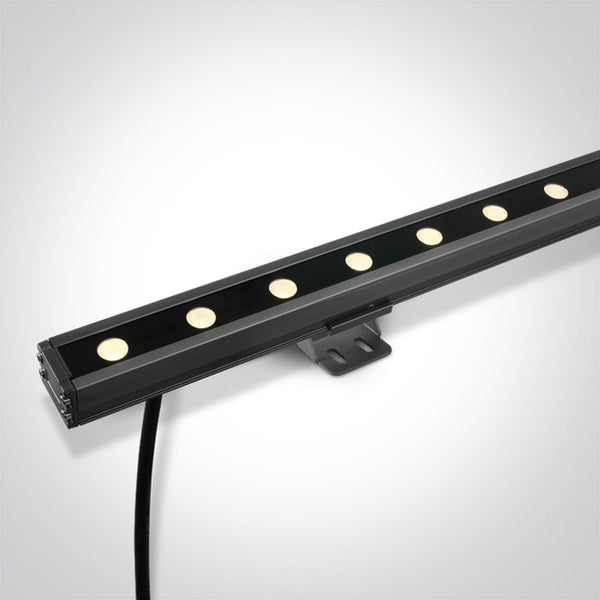 One Light 7055A/W GREY LED 12x1w WW 20x60deg LENS IP66 24v DIMMABLE