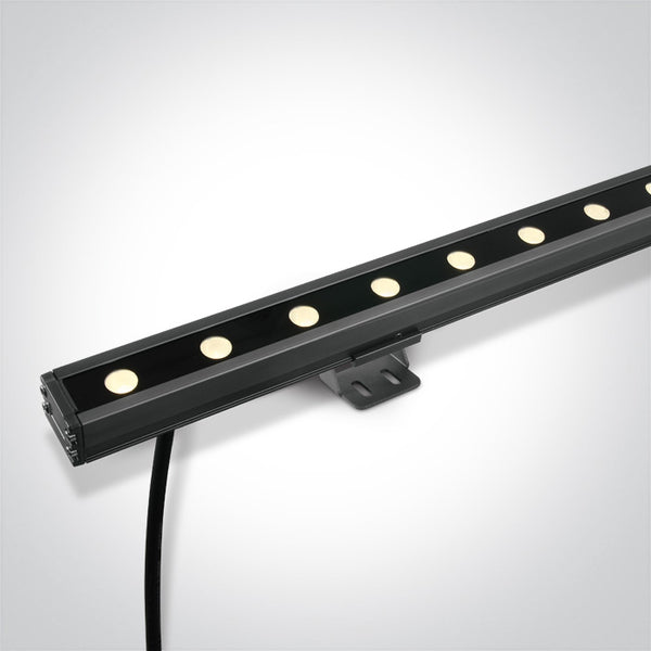 One Light 7055B/W GREY LED 24x1w WW 20x60deg LENS IP66 24v DIMMABLE