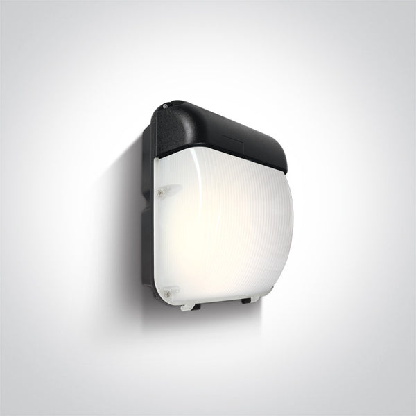 One Light 7056A/C LED WALL LIGHT 50W CW IP65 230V BLACK