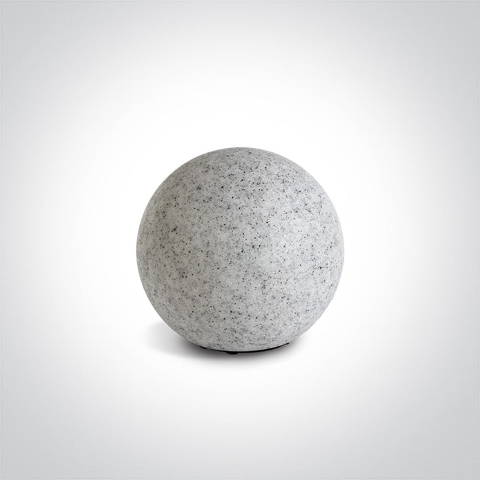 One Light 7072A STONE LOOK GROUND BALL E27 20W D38cm IP65 100-240v