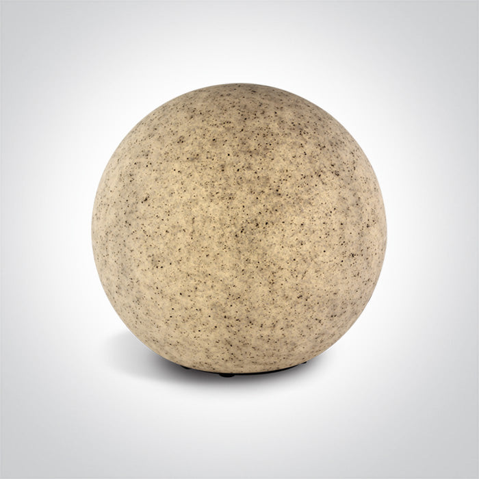 One Light 7072A STONE LOOK GROUND BALL E27 20W D38cm IP65 100-240v