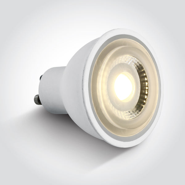 One Light 7306CG/W/24 WHITE COB 6W WW GU10 24deg 230V