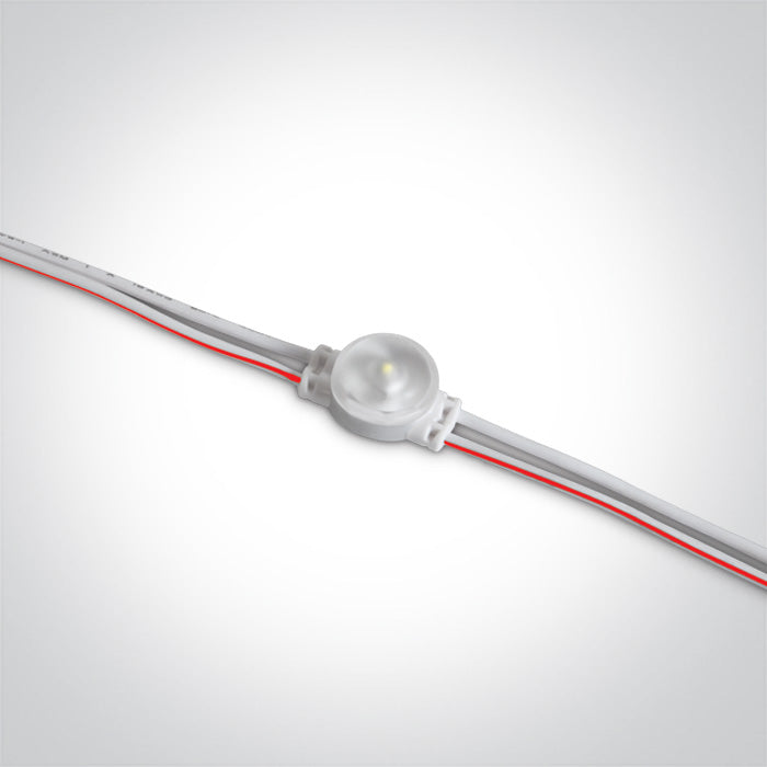 One Light 7840A/D LED IP65 MODULE 0,5w 12vDC 6000K CHAIN 50pcs 10m