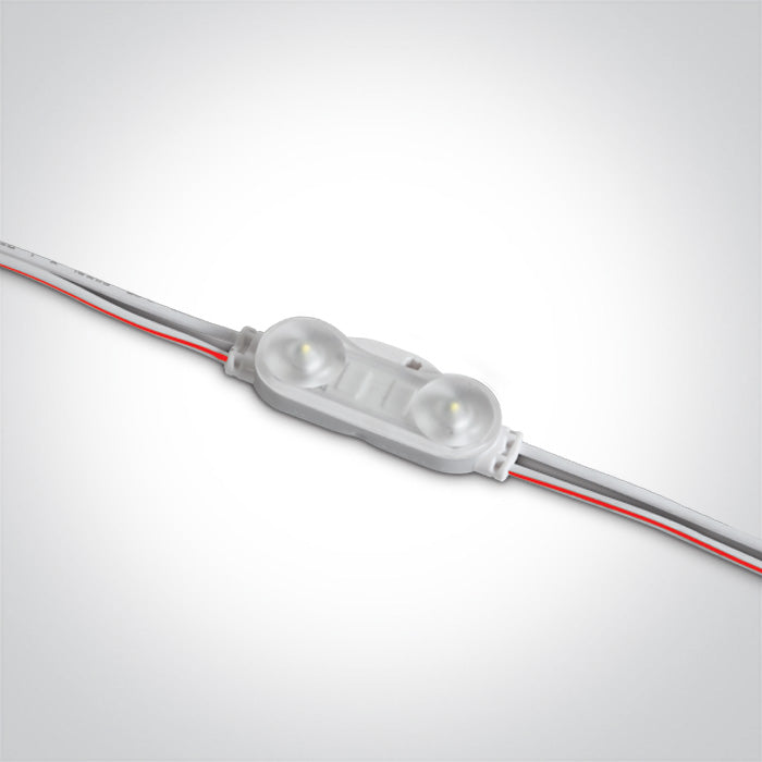 One Light 7840B/D LED IP65 MODULE 2x0,5w 12vDC 6000K CHAIN 50pcs 10m