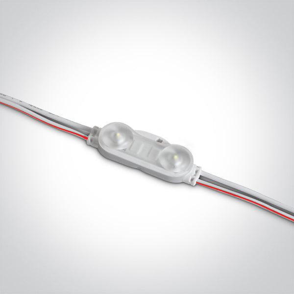 One Light 7840B/D LED IP65 MODULE 2x0,5w 12vDC 6000K CHAIN 50pcs 10m