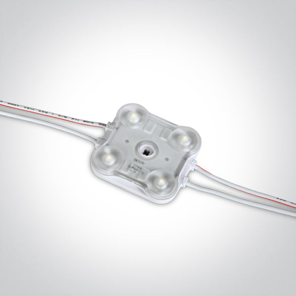 One Light 7840D/D LED IP65 MODULE 4x0,5w 12vDC 6000K CHAIN 50pcs 10m