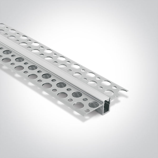 One Light 7900TR/AL ALU TRIMLESS PROFILE 2m FOR 5mm STRIPS + PC OPAL DIFF