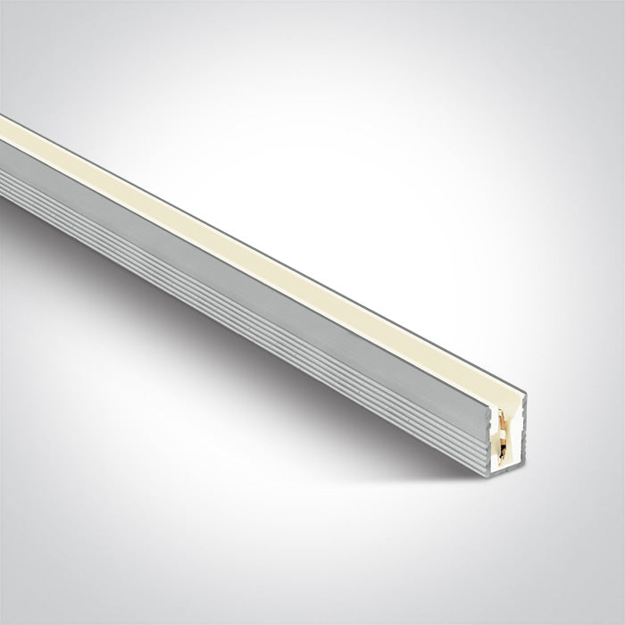 One Light 7901A/AL ALUMINIUM SURFACE PROFILE 2m for 7841 strip