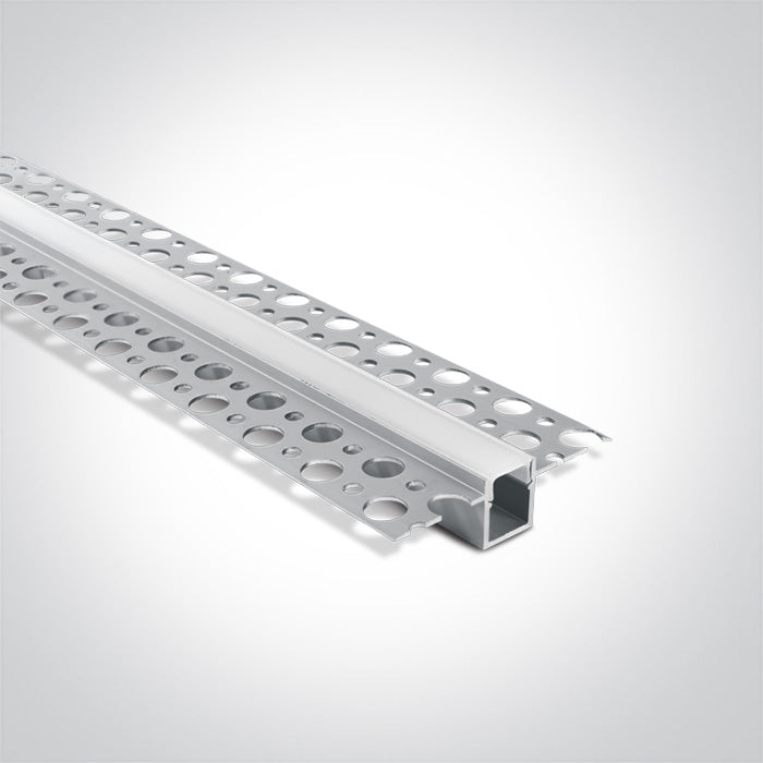 One Light 7901TR/AL ALU TRIMLESS PROFILE 2m FOR 10mm STRIPS + PC OPAL DIFF