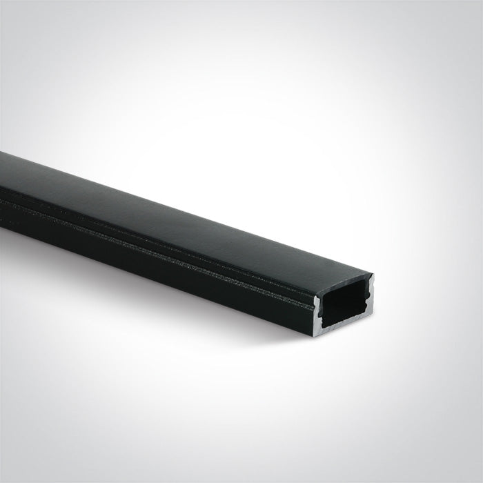 One Light 7902/B/B BLACK PROFILE 2m + PC Black diffuser
