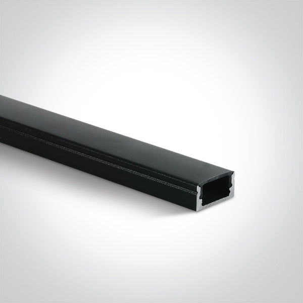 One Light 7902/B/B BLACK PROFILE 2m + PC Black diffuser