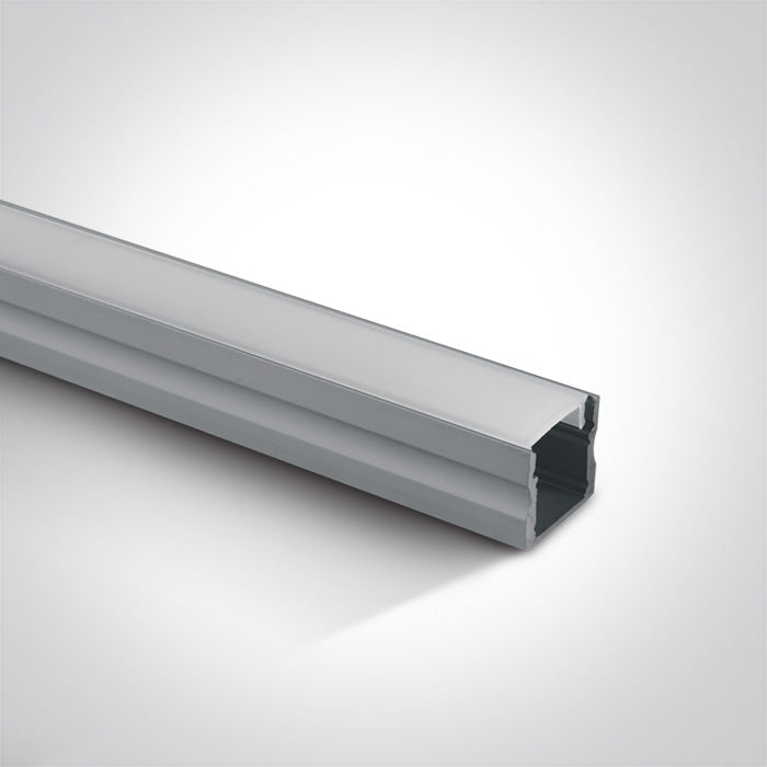 One Light 7904/AL ALUMINIUM PROFILE 2m + PC opal diffuser