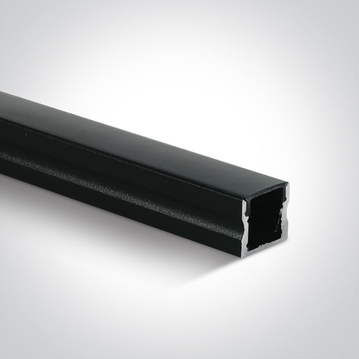 One Light 7904/B/B BLACK PROFILE 2m + PC BLACK diffuser