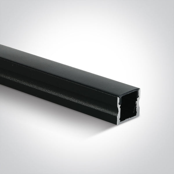 One Light 7904/B/B BLACK PROFILE 2m + PC BLACK diffuser