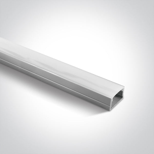 One Light 7905/AL ALUMINIUM PROFILE 2m + PC opal diffuser