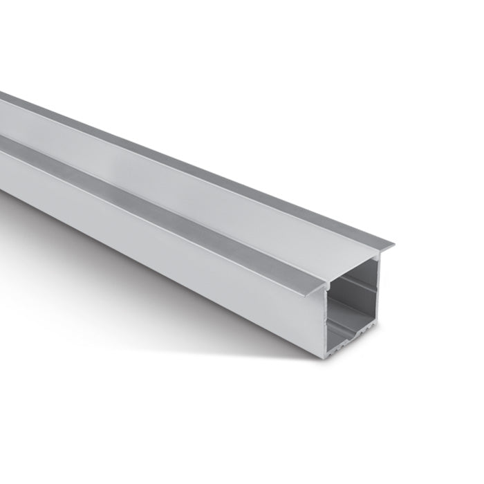 One Light 7910R/AL ALUMINIUM RECESSED PROFILE 2m + PC opal diffuser