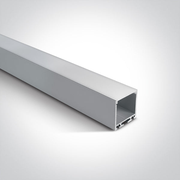 One Light 7912/AL ALUMINIUM PROFILE 2m + PC opal diffuser