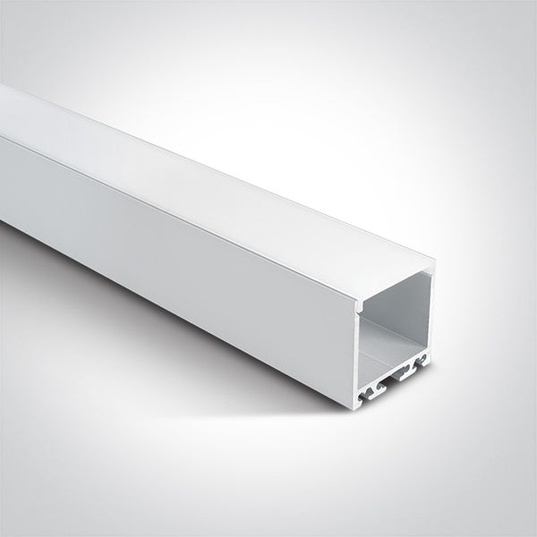 One Light 7912/W WHITE PROFILE 2m + PC OPAL DIFFUSER