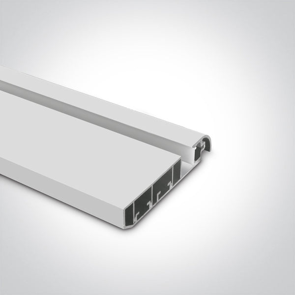 One Light 7922/W WHITE ALUMINIUM LED PROFILE FOR WALL FOR 8mm LED STRIP 2m