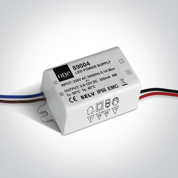 One Light 89004 DRIVER 350mA 1-4W LED IP66 100-240V