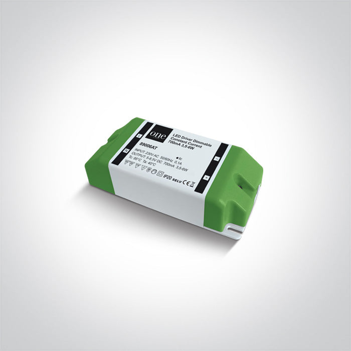 One Light 89006AT LED DIMMABLE DRIVER 700mA 3,5-6w INPUT 230v