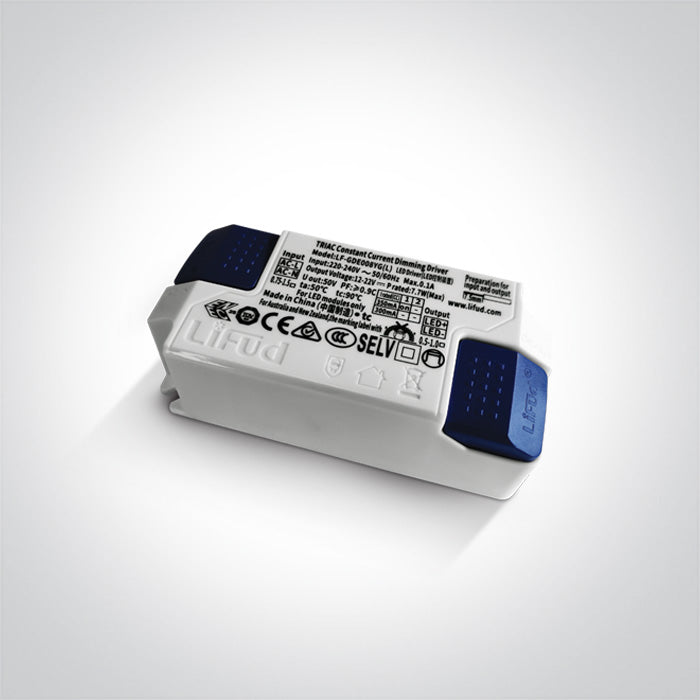 One Light 89008UT LED TRIAC DIMMABLE DRIVER 300/350mA 12-22v IP20 INPUT 230v
