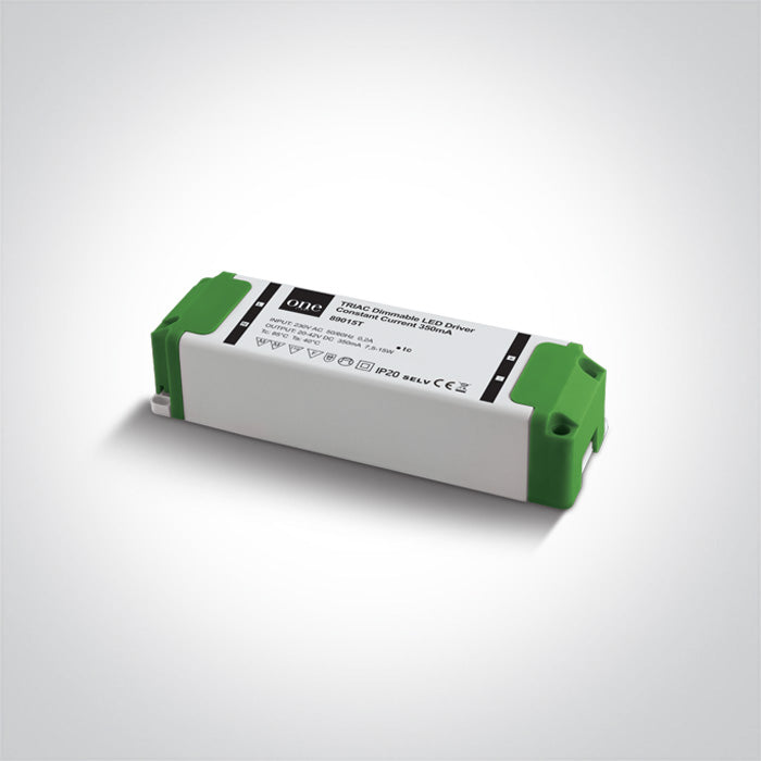 One Light 89015T LED DIMMABLE DRIVER 350mA 7,5-15W INPUT 230V