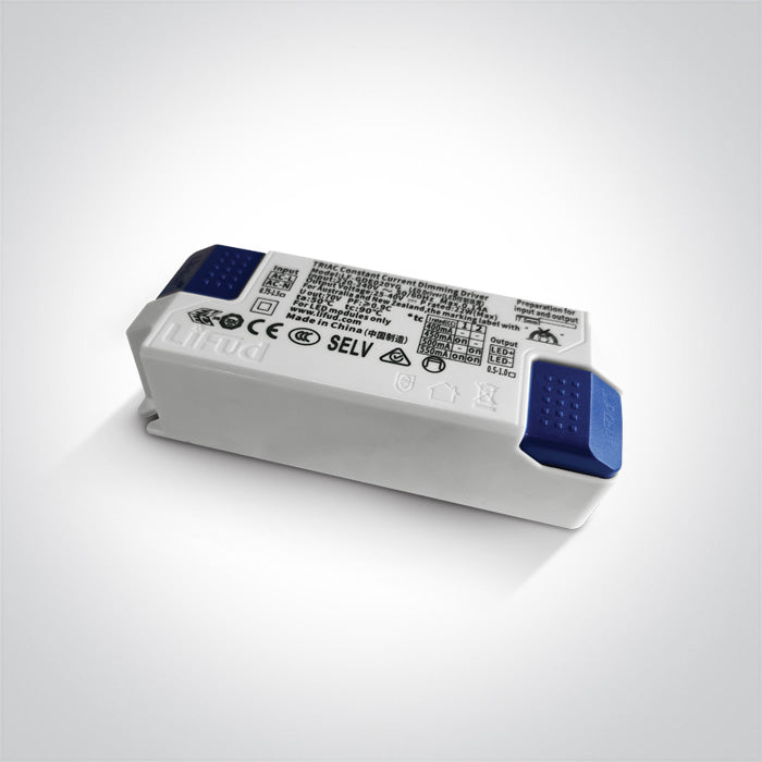 One Light 89024UT LED TRIAC DIMMABLE DRIVER 400/450/500/550mA 25-40v IP20 INPUT 230v