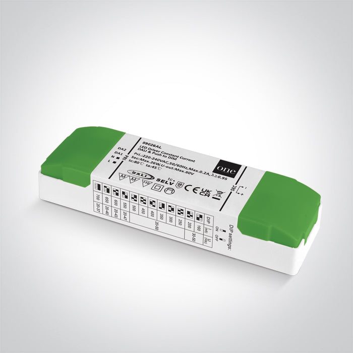 One Light 89026AL DALI / PUSH TO DIM DRIVER CC IP20 230V