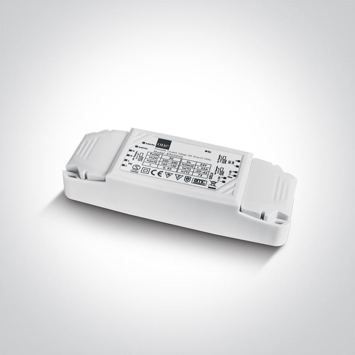 One Light 89030VD PUSH TO DIMM & 1-10V DRIVER 24V/30W CONSTANT VOLTAGE 230V