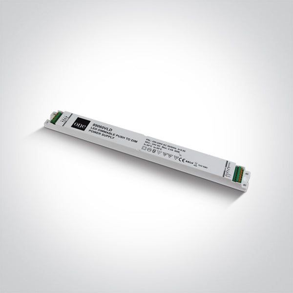 One Light 89060VLD PUSH TO DIMM DIMMABLE DRIVER 24v 60w 230V