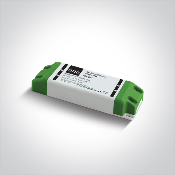 One Light 89075W LED DRIVER 12v 0-75w INPUT 230v