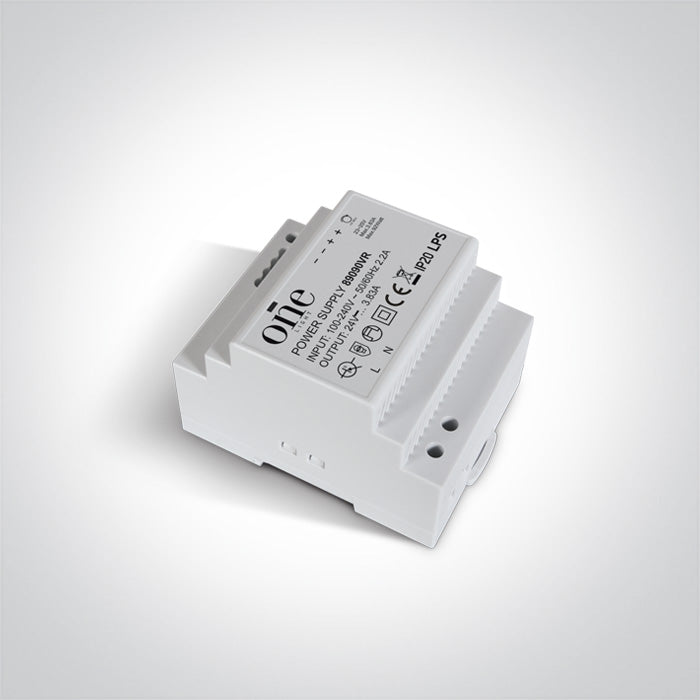 One Light 89090VR LED DRIVER 24v 0-90w DIN RAIL 4module size 100-240v