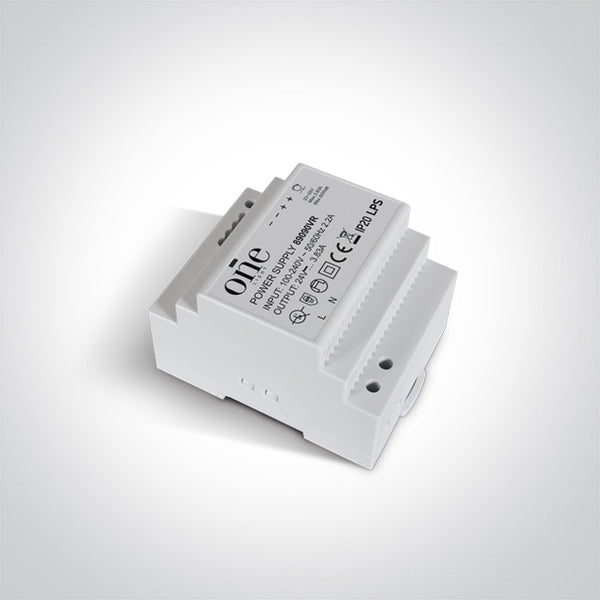 One Light 89090VR LED DRIVER 24v 0-90w DIN RAIL 4module size 100-240v