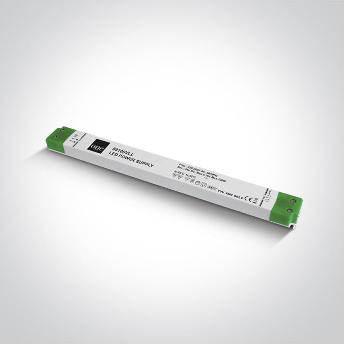 One Light 89100VLL DALI & PUSH TO DIMM DIMMABLE DRIVER 24v 100w 230V
