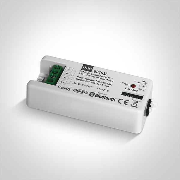 One Light 89102L RF + BLUETOOTH to DALI / 1-10v CONTROLLER 1 CHANNEL 5A MAX 100-240V