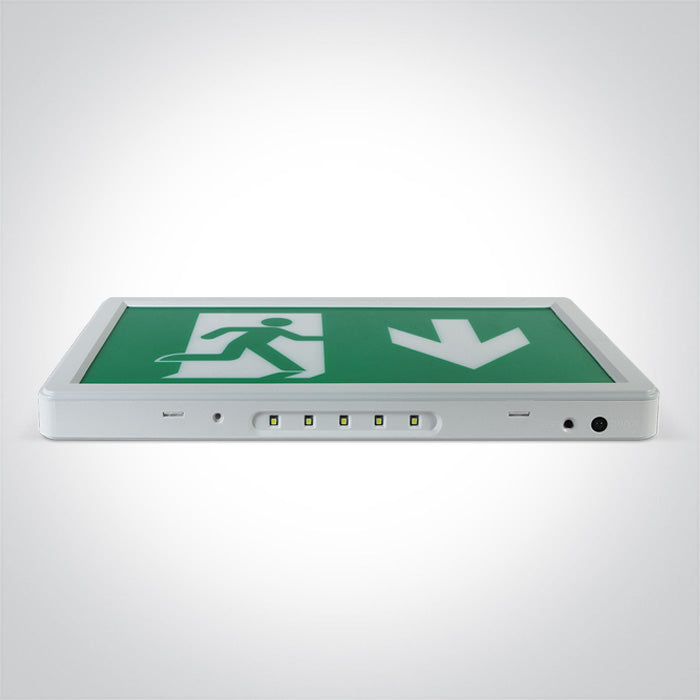 One Light 89408/W WHITE WALL EMERGENCY LED 3W IP20 M3hrs 230V