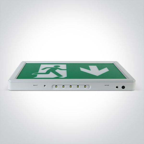 One Light 89408/W WHITE WALL EMERGENCY LED 3W IP20 M3hrs 230V