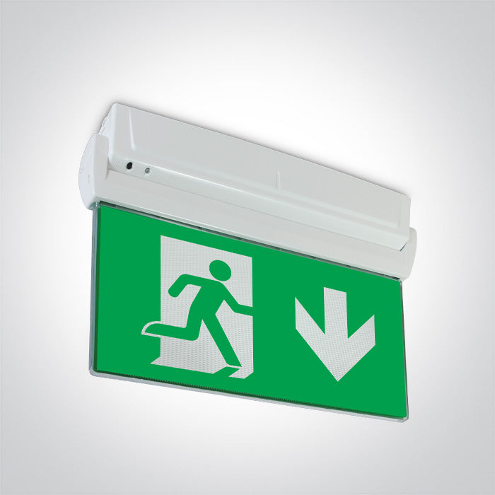 One Light 89410/W WHITE WALL/CEILING EMERGENCY 1,8W IP20 M3h 230V
