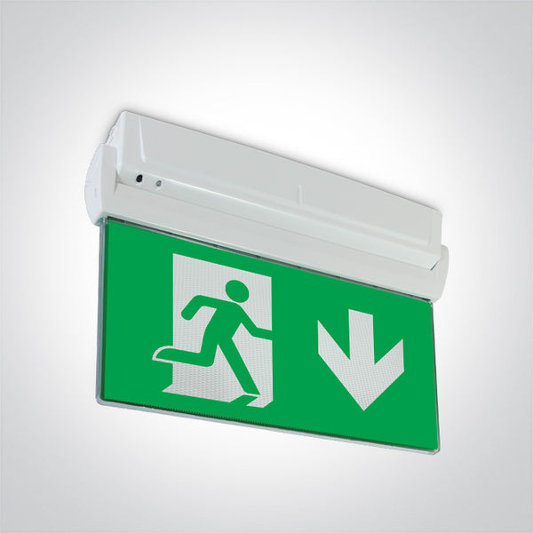 One Light 89410/W WHITE WALL/CEILING EMERGENCY 1,8W IP20 M3h 230V