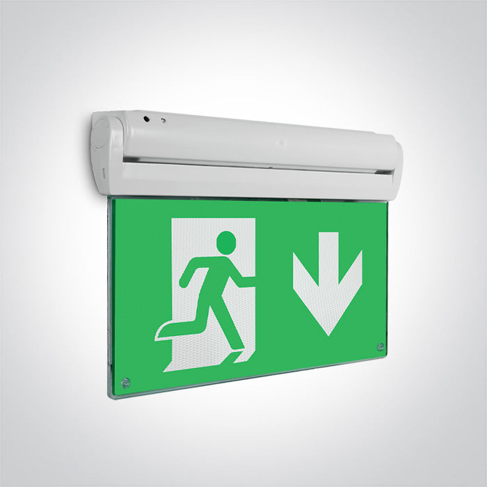 One Light 89410/W WHITE WALL/CEILING EMERGENCY 1,8W IP20 M3h 230V
