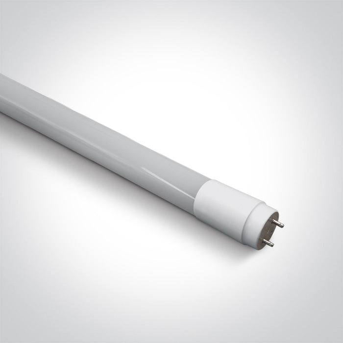 One Light 9022L/W T8 LED GLASS TUBE 24w WW 150cm FROSTED 230v