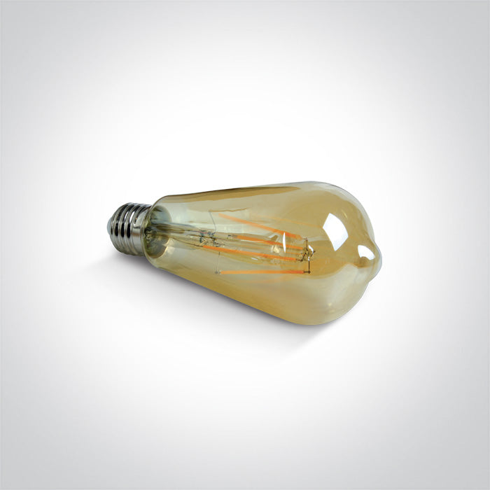 One Light 9G04RAD/A/E RETRO LED 7W AMBER E27 230V DIMMABLE
