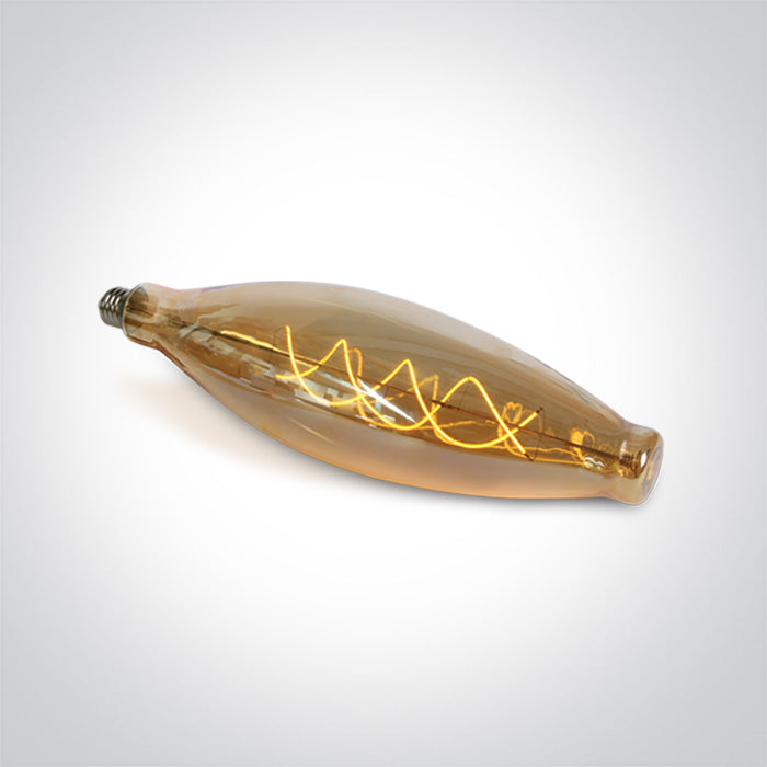 One Light 9G08E/A DECORATIVE LED LAMP E27 8w AMBER 230v
