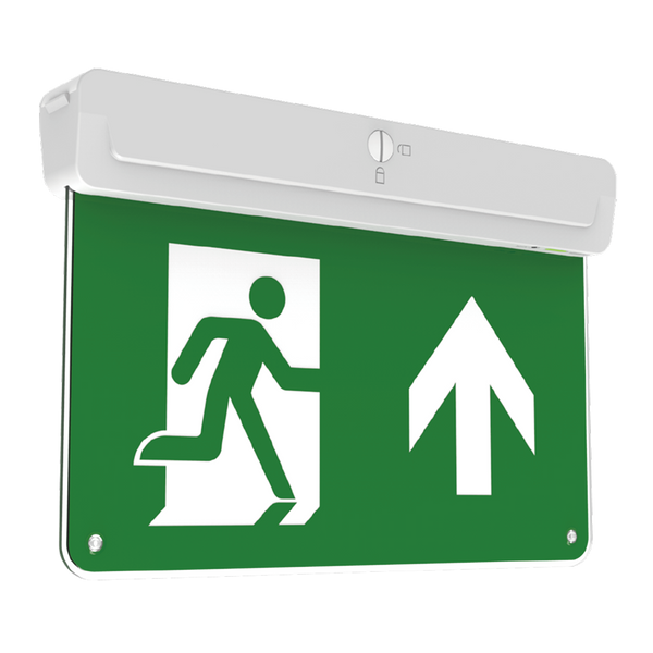 Red Arrow ANA/30/ST/V2 Athena M/NM EM Multi Exit Sign 3Hr 30m Selectable Self/Manual Test & Up Legend