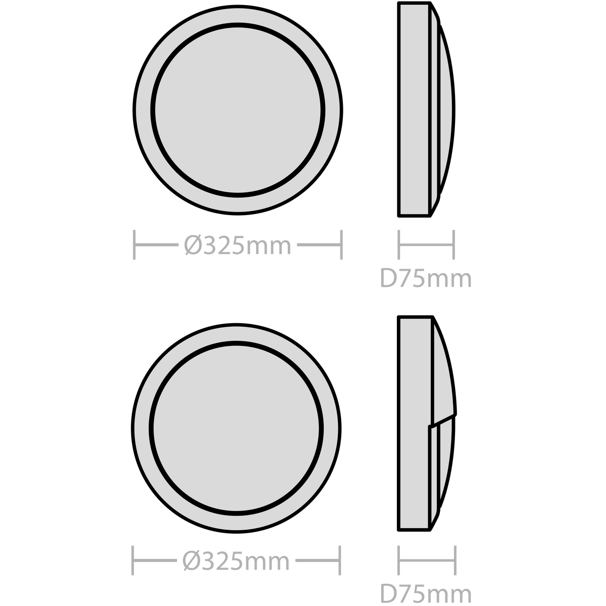 Red Arrow APOL16W/4PK-CCT Apollo Bulkhead Wht 4pc Contractor Pack 9/12 ...