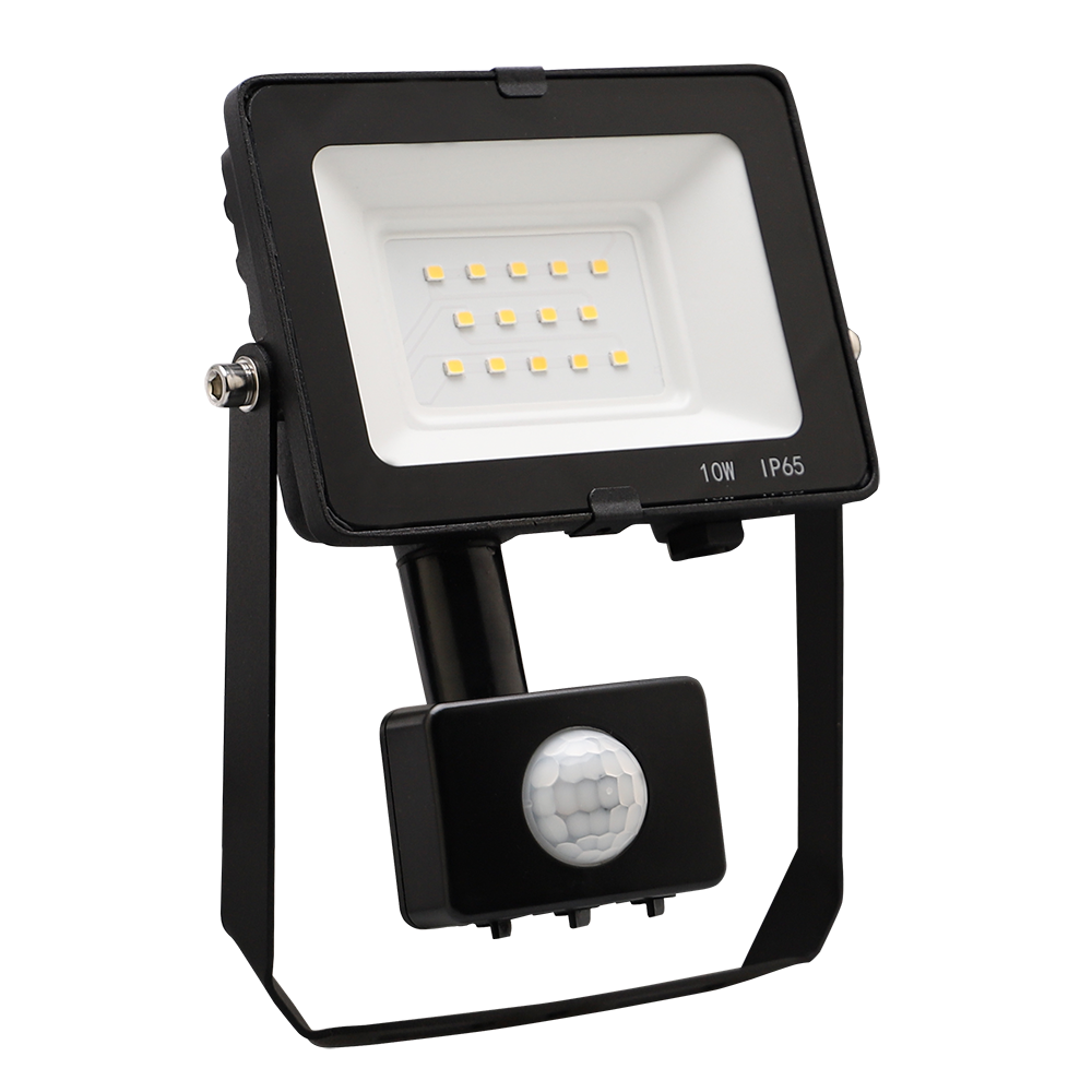 Red Arrow CMT10PIR-40 Comet Floodlight 10W 1000lm c/w PIR 4000K IP65 Black