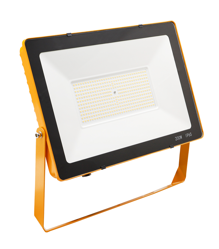 Comet Site Floodlight 200W 20000lm 4000K IP65 Yellow