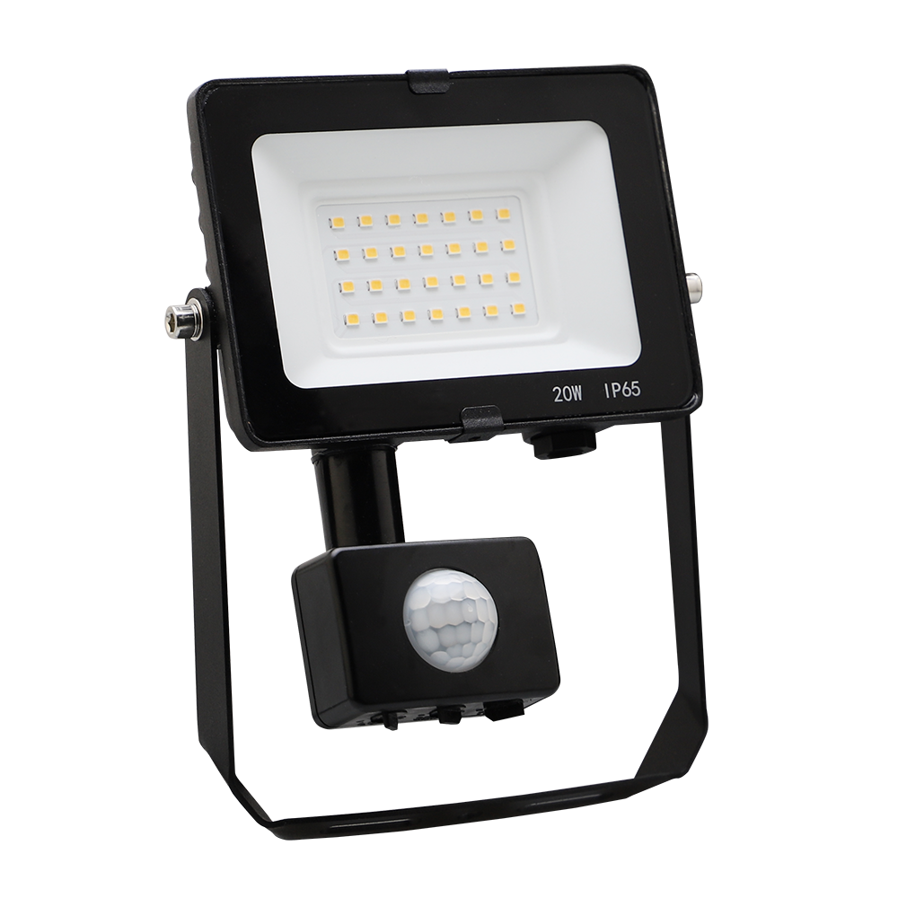Red Arrow CMT20PIR-40 Comet Floodlight 20W 2000lm c/w PIR 4000K IP65 Black