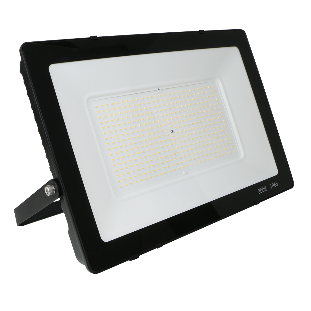 Comet Floodlight 300W 30000lm 4000K IP65 Black with Photocell